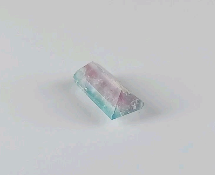 2.4ct Bicolor Neon Blue & Pink Catseye Paraiba Tourmaline Baguette – Mozambique