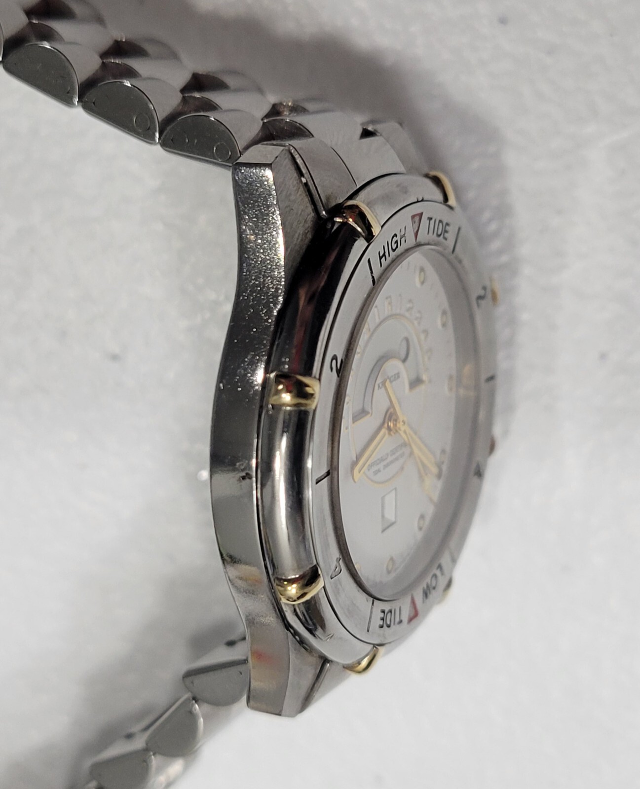 Krieger Tidal 36mm Chronometer 7 Jewels Swiss Quartz Men’s Watch Working