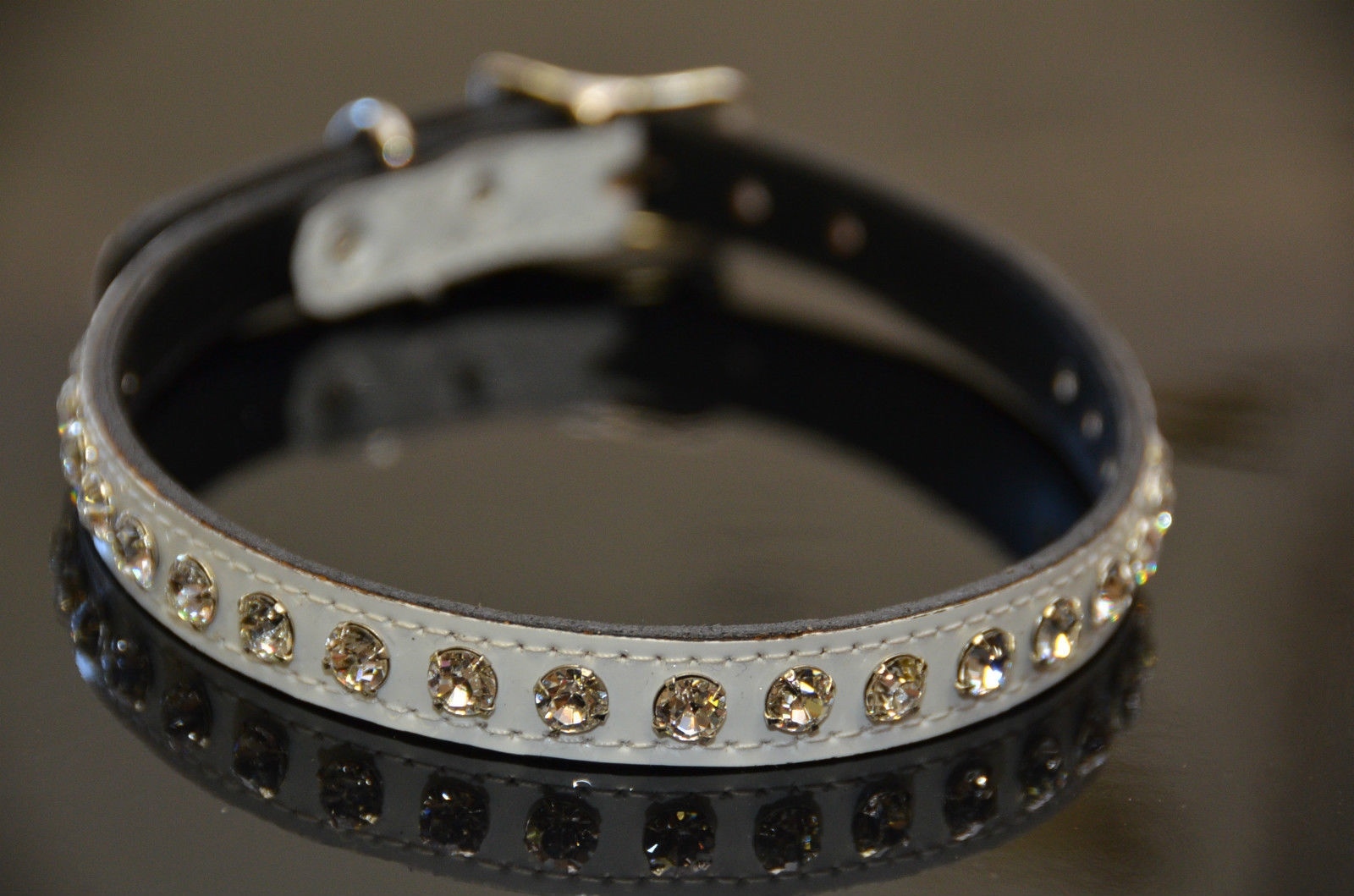 Crystal Rhinestone Clubware White Choker By Funkplus