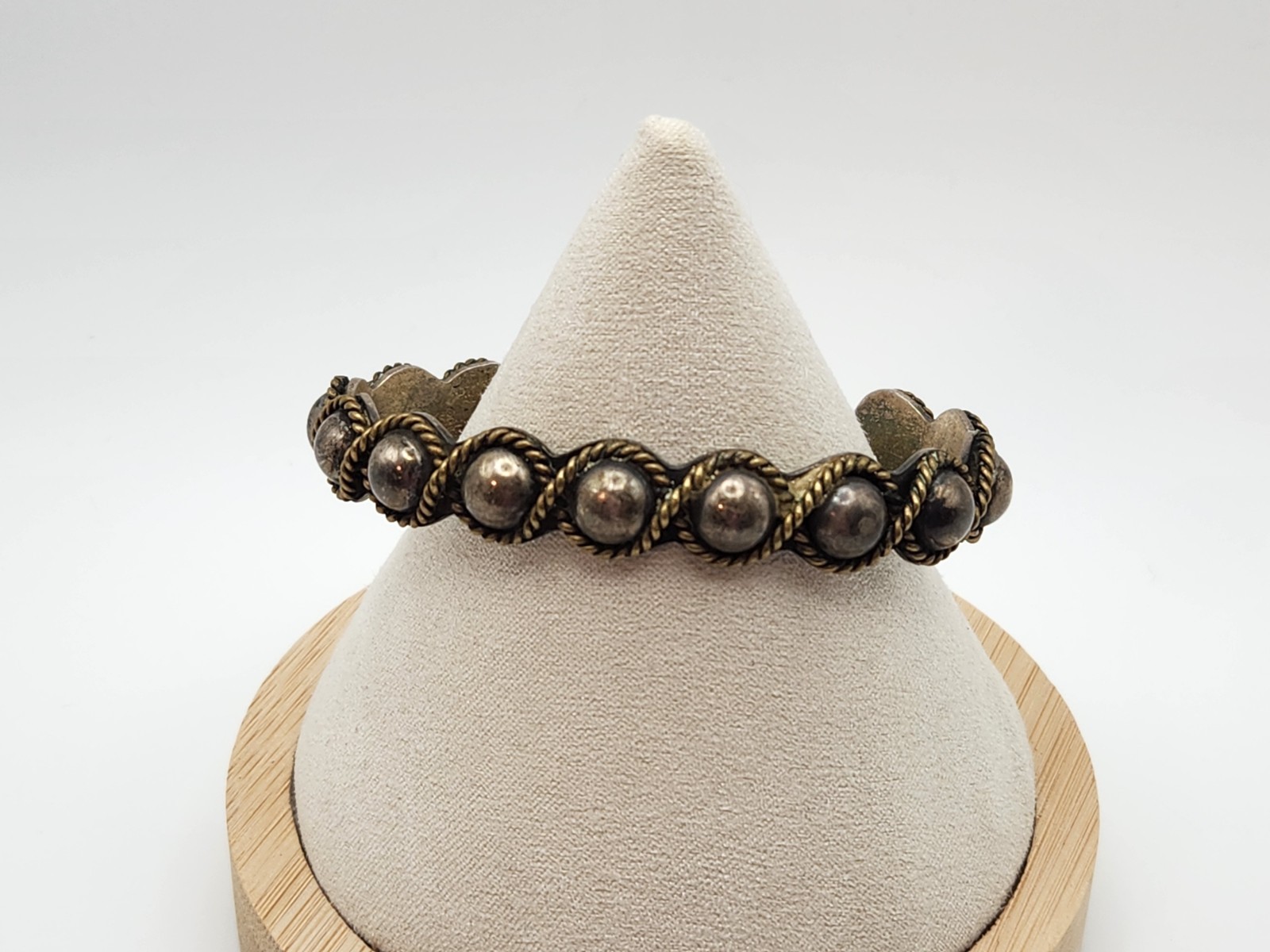Mexico 925 Woven Rope Bracelet Cuff