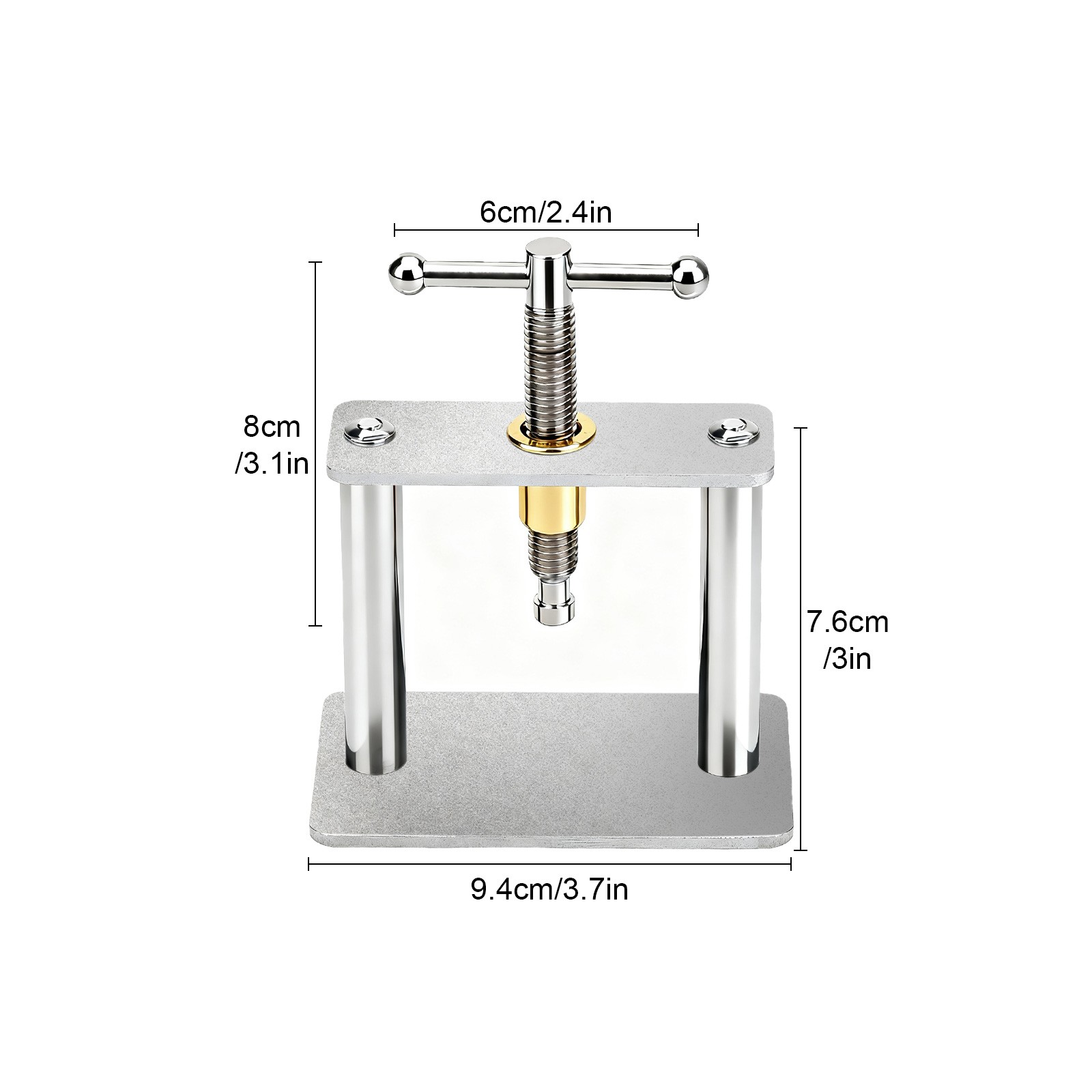 Watch Press Tool Set – Back Case Closer with 12 Molds Battery Replace DIY Repair