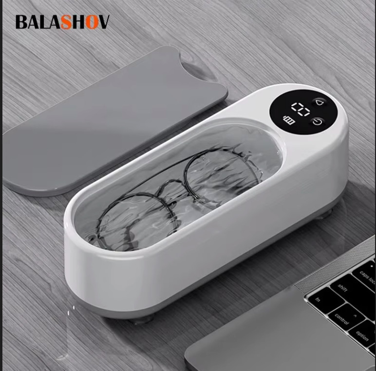 Ultrasonic Cleaner Machine 450ml for Jewelry Rings Glasses Dentures Coins Watch