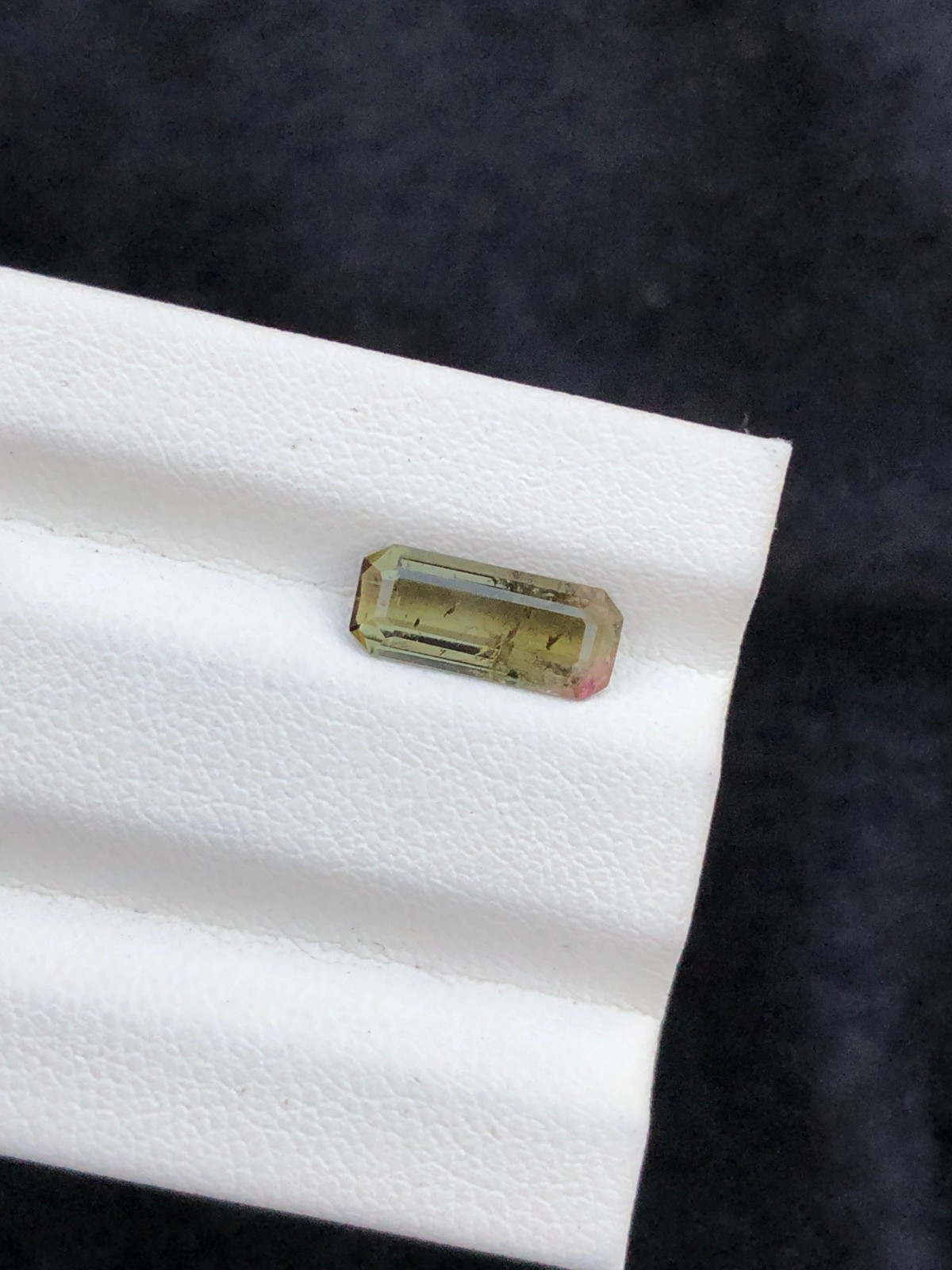 1.30 CT Natural Cut Tourmaline emerald Shap loose gemstone from Afghanistan.