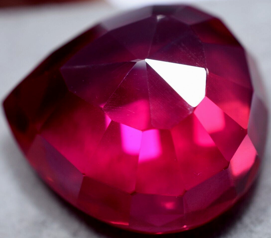Natural 68.10 Ct Mogok Pink Huge Ruby Sparkling GGL Certified Loose Gemstone
