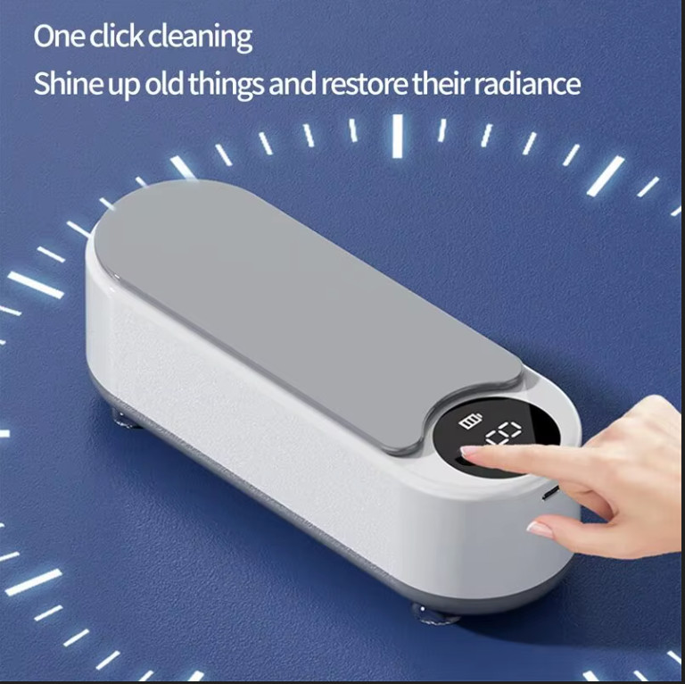 Ultrasonic Cleaner Machine 450ml for Jewelry Rings Glasses Dentures Coins Watch