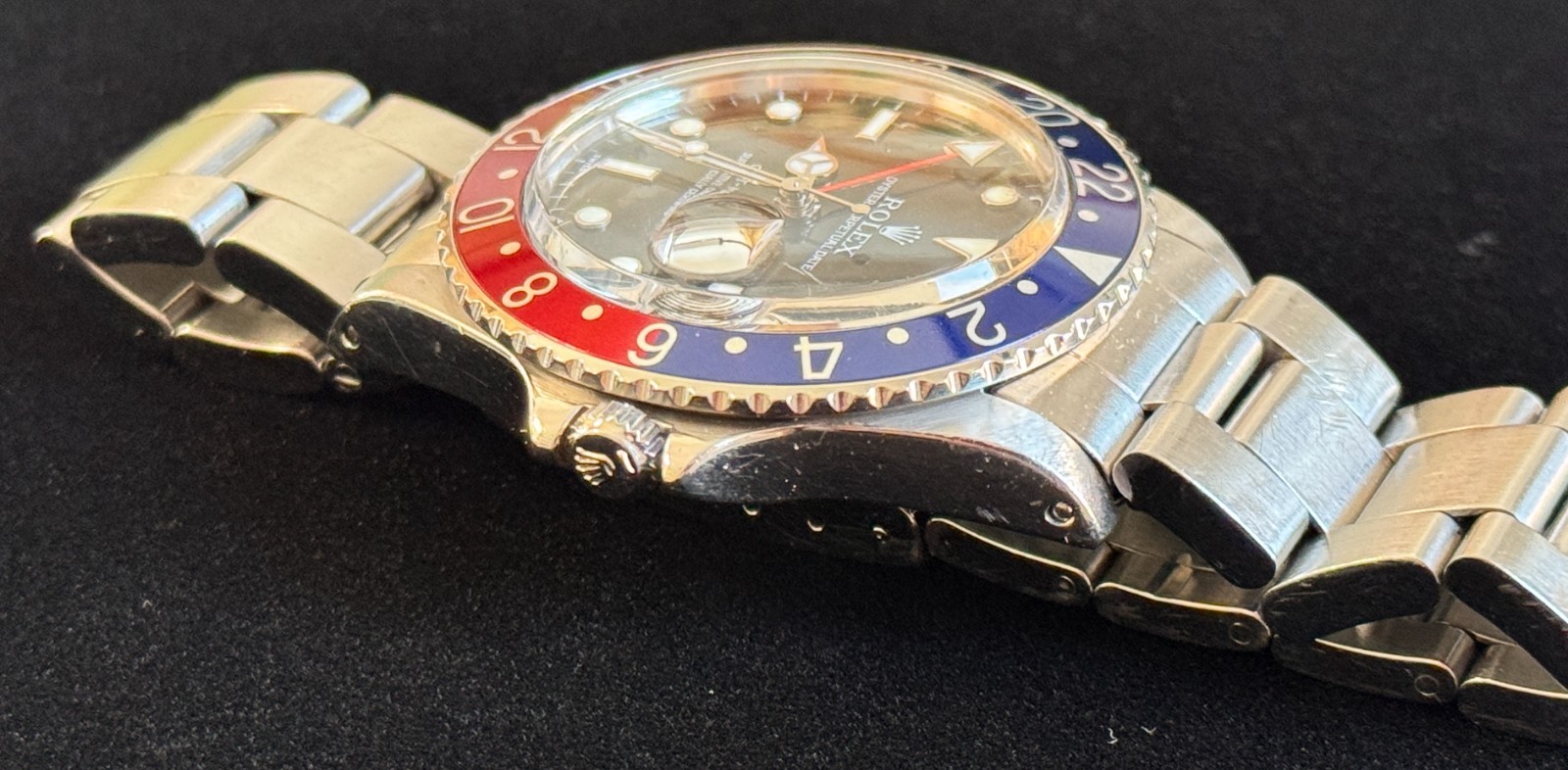 Rolex GMT-Master Pepsi 16750 SS Oyster w/ Box Cal 3075 US Seller No Tariffs