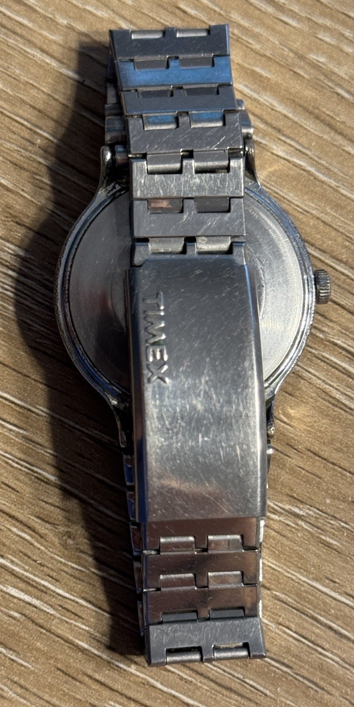 vintage Timex Marlin watch, mechanical, manual-wind model, Original Band