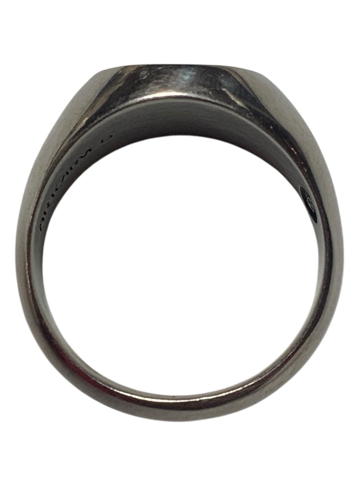 ArtCarved Letter Intial E Signet Black Ring Made In Mexico