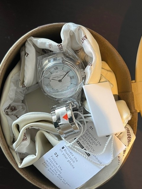 Frederique Constant Horological Smartwatch Ladies Stainless Steel FC-281 Boxed