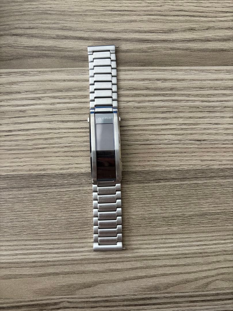 SONY wena 3 Smart Watch Body Silver Stainless Steel for iOS Android Used