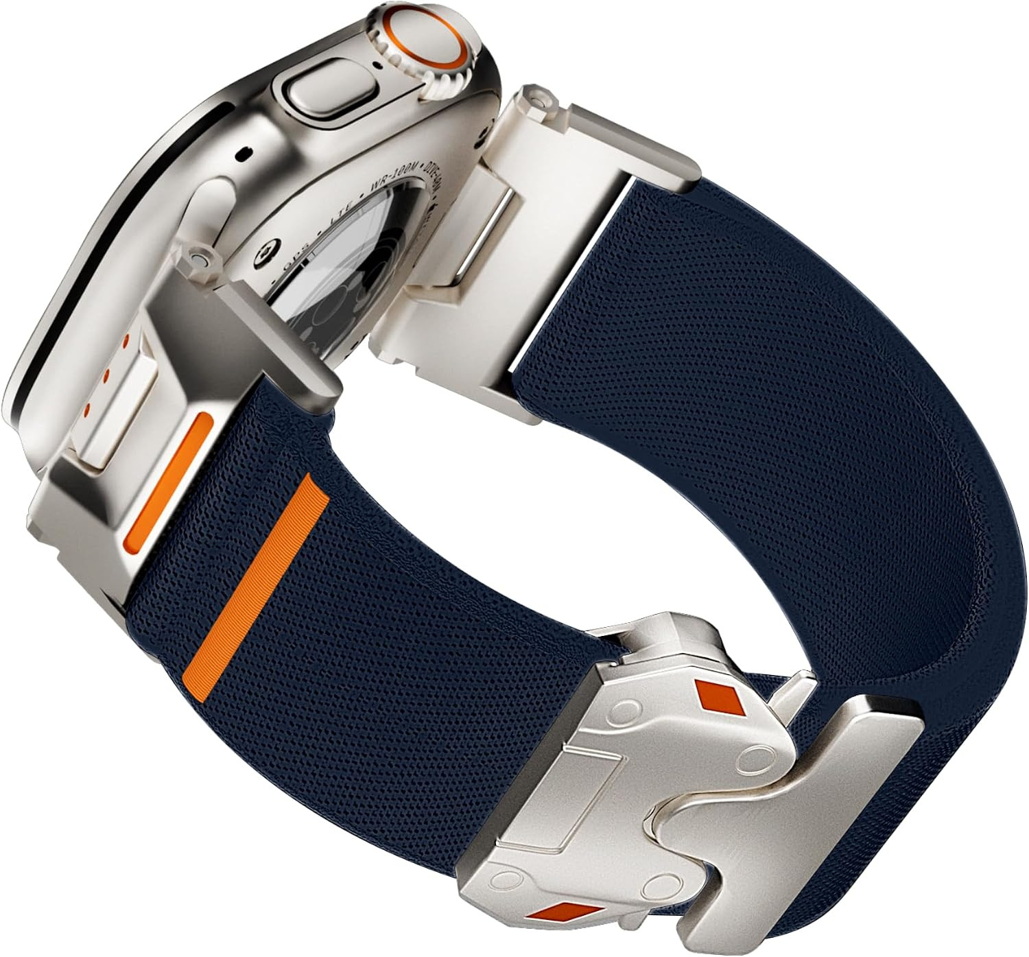 Stretchy Magnetic Watch Band For Apple Watch Bands Women Men Soft Nylon Strap