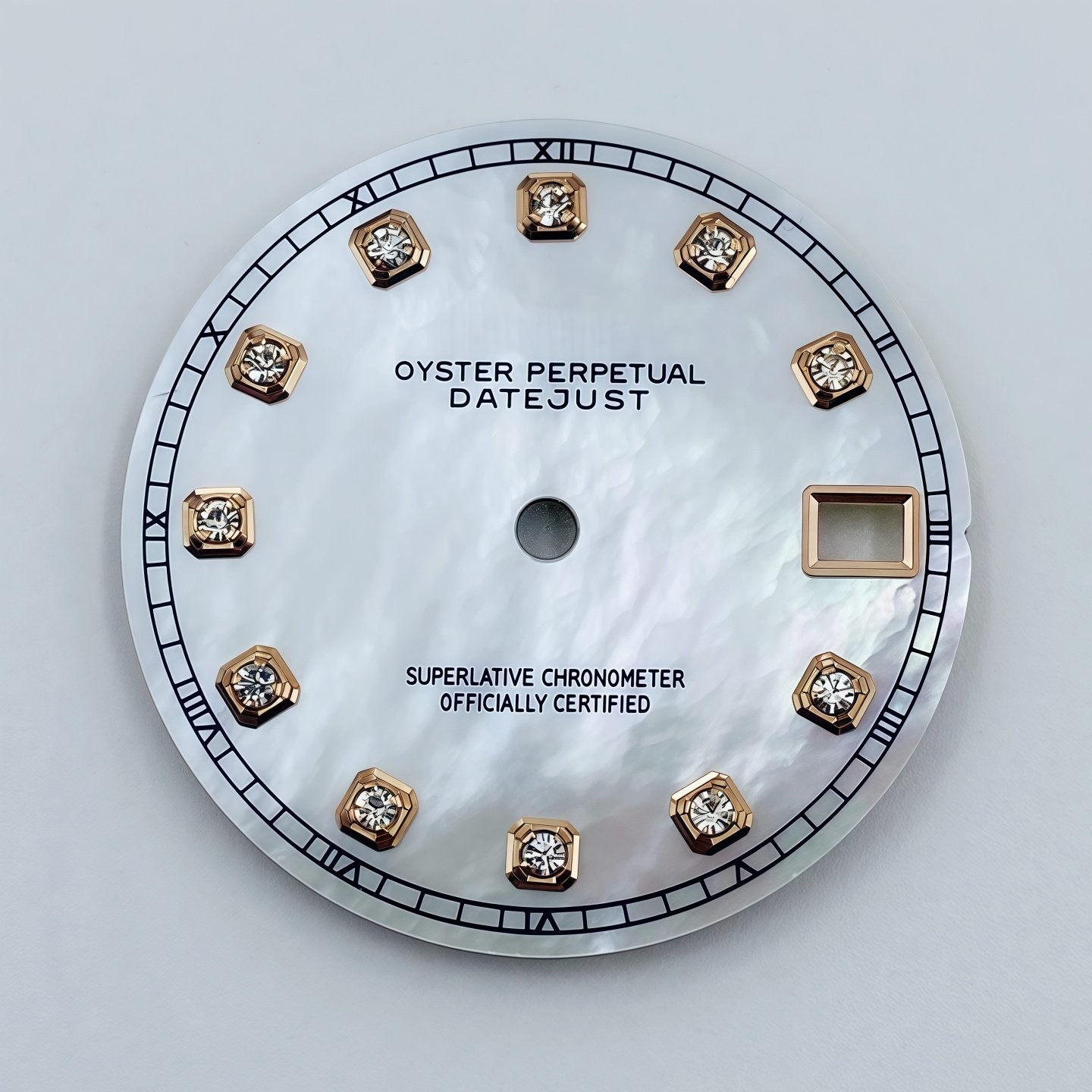 28.5mm Pearl Diamond Watch Dial No Luminous for Nh35 Nh36 Movement