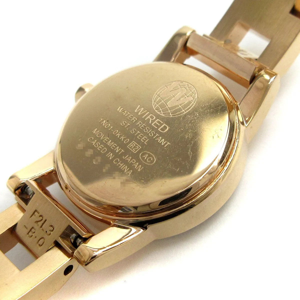 Seiko Wired 1N01-0KK0 Ladies’ Quartz Watch with White Dial, Working Conditio
