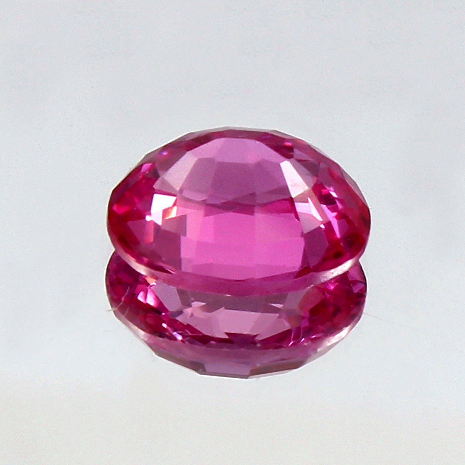 AAA 10×8 MM Natural Flawless Ceylon Pink Sapphire Loose Oval Gemstone Cut