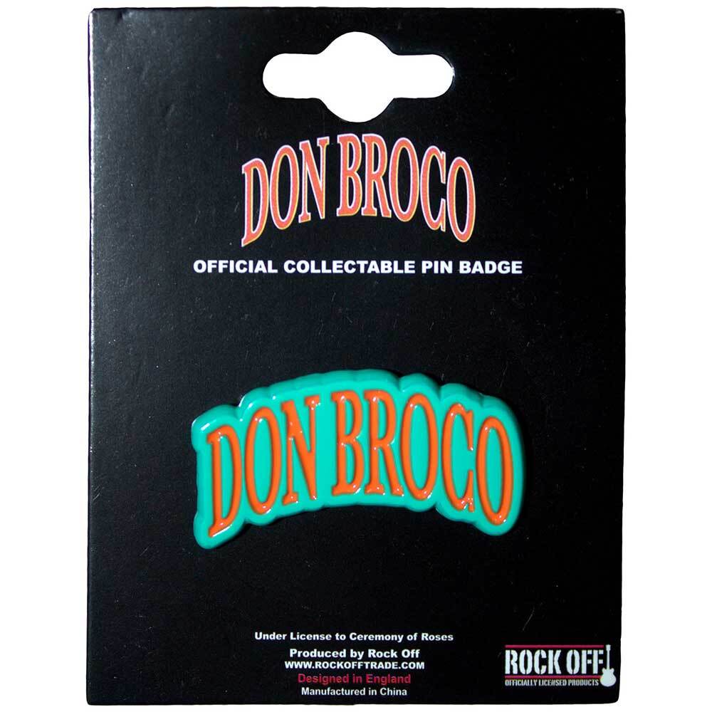 DON BRONCO – ORANGE LOGO – LAPEL/HAT PIN – BRAND NEW – MUSIC DBPIN02