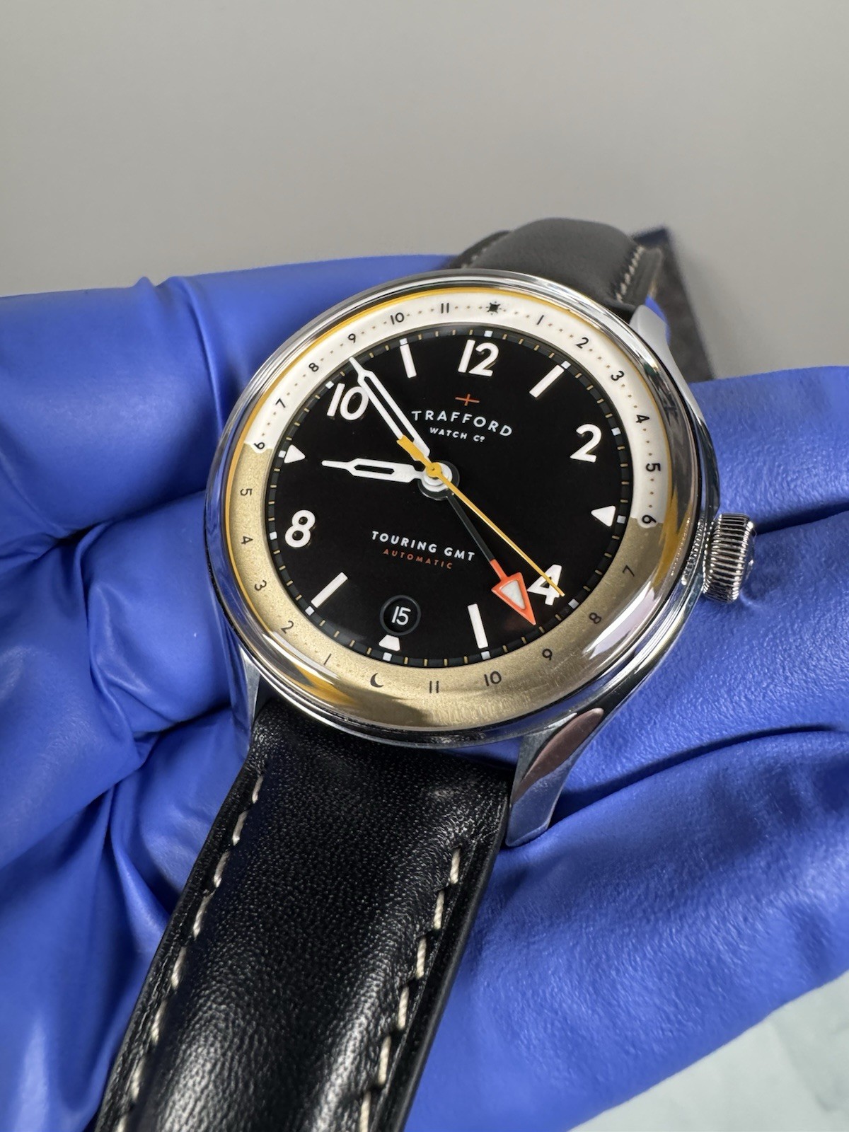 Trafford watch Co Touring GMT Slow Hand Automatic Watch