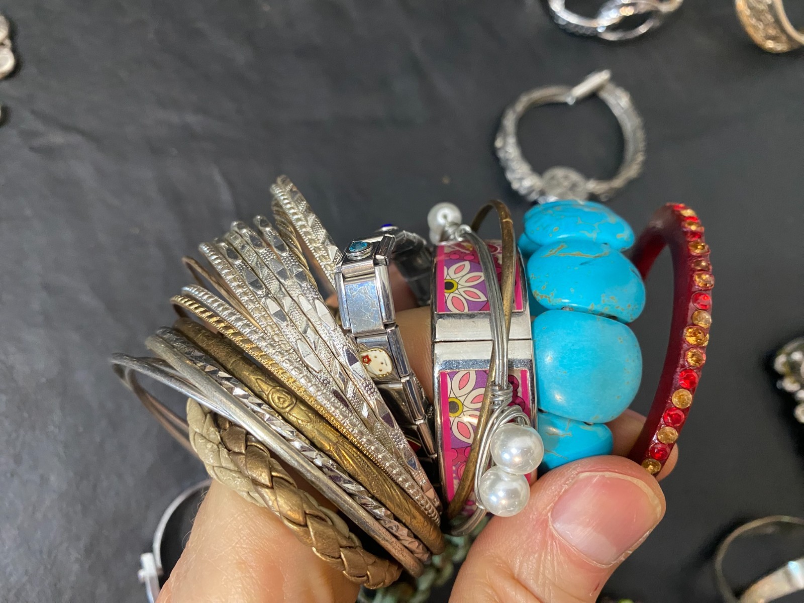 huge lot bracelets jewelry 104+ bracelet collection