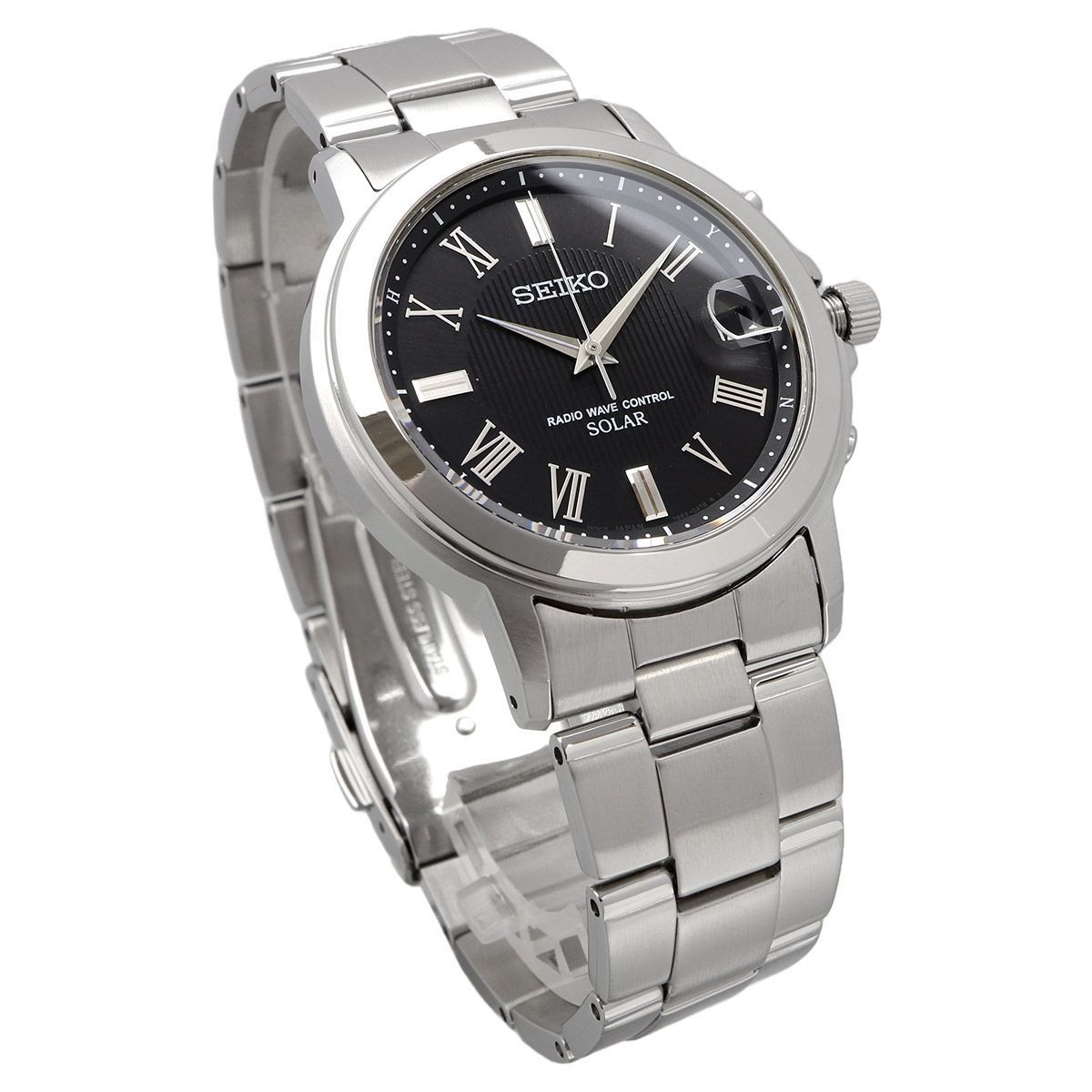 New Watch SEIKO Wristwatch Watch Seiko Selection Solar Radio Men’s SBTM191