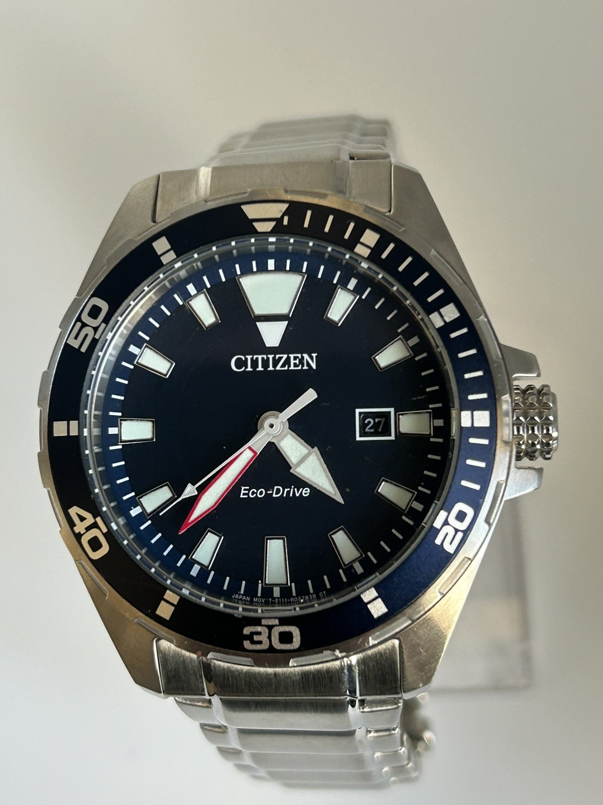 Citizen Eco-Drive E111-R010654 Stainless Steel Mens Watch
