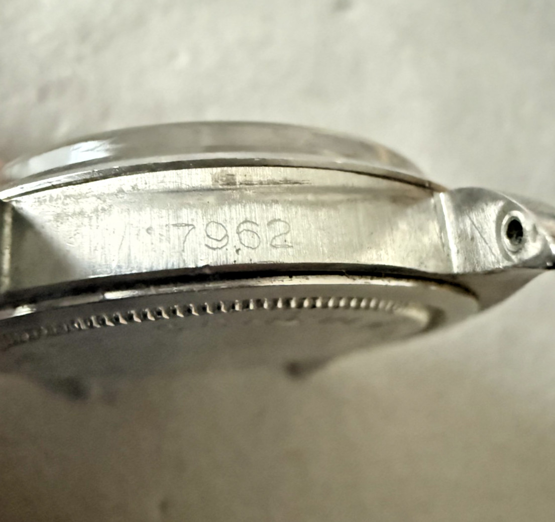 TUDOR Oyster Big Rose 7962 Manual Wind Silver Dial Vintage Watch