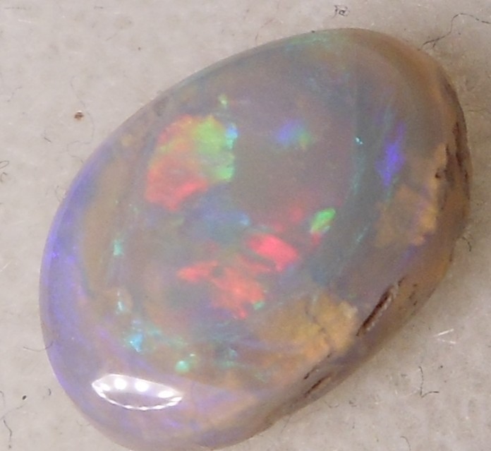 1.80ct Australian Opal 11.6x8x3mm Freeform Shape cabochon Lightning Ridge