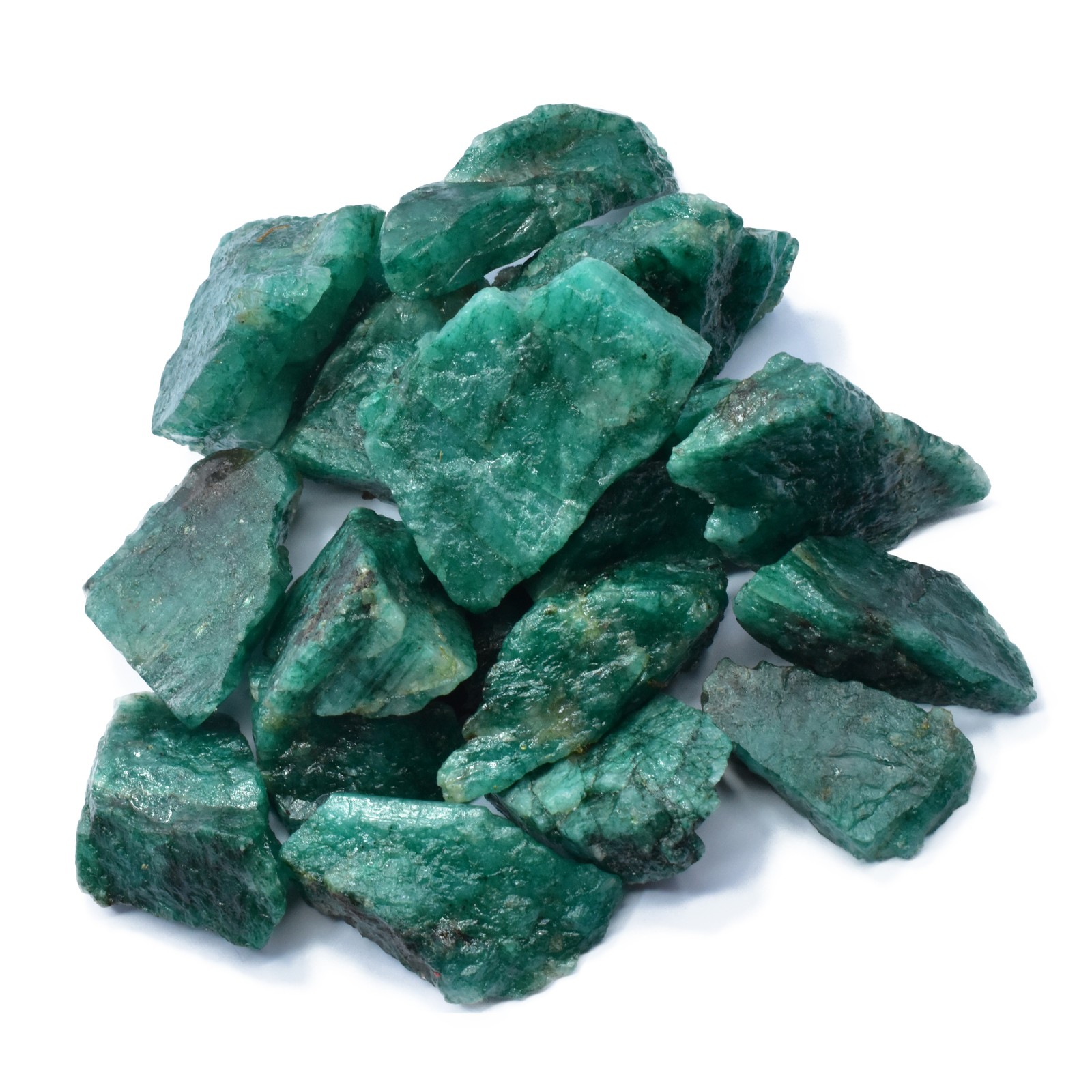 CERTIFIED 100 Ct Natural Green Emerald Raw Rough Loose Gemstone LOT For Gift
