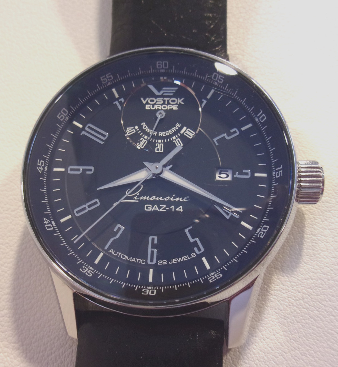Vostok Europe Limousine automatic watch. Power reserve indicator. 1075/3000 Used