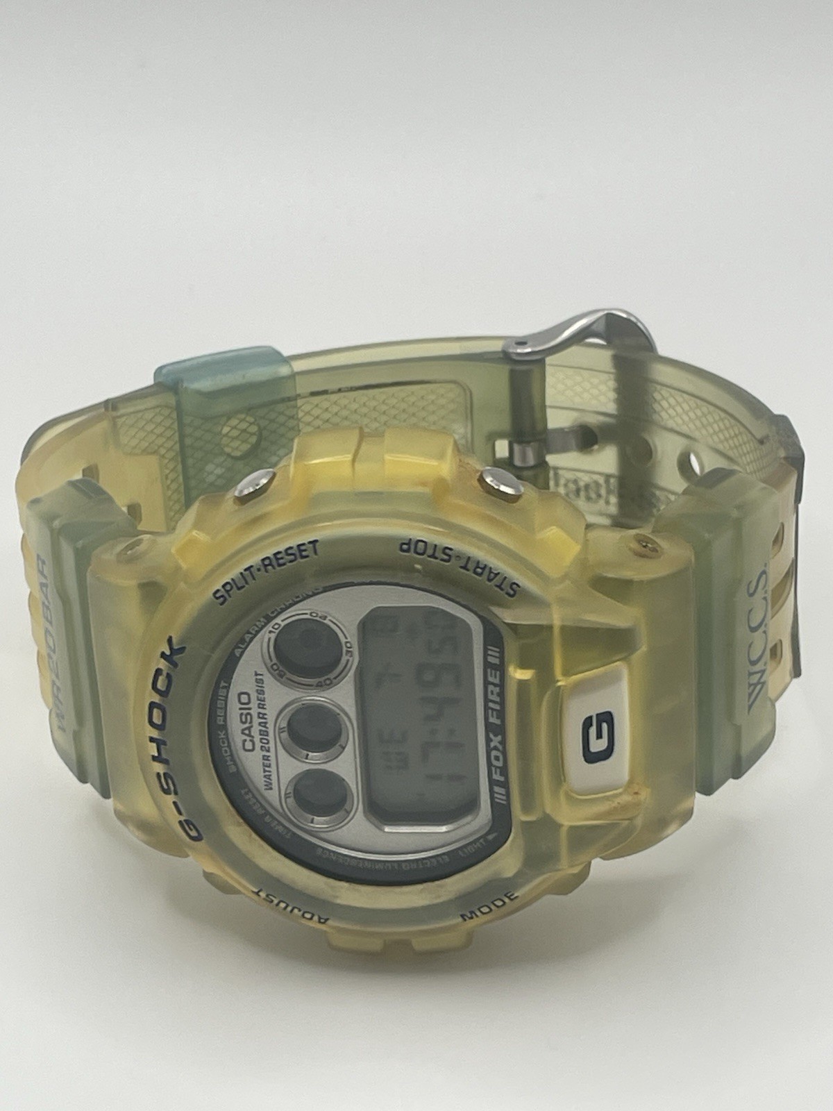 Casio G-SHOCK DW-6900WC W.C.C.S. Fox Fire III 1997 Vintage Box Manual Tested