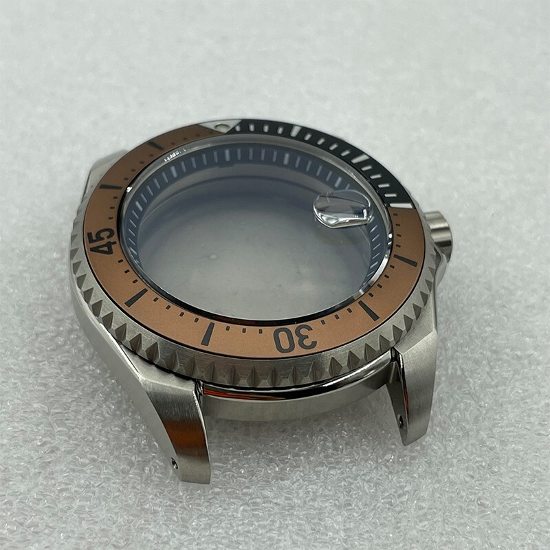 NH35 case 43.5MM Titanium case fit NH35/NH36 movement Titanium watch cases