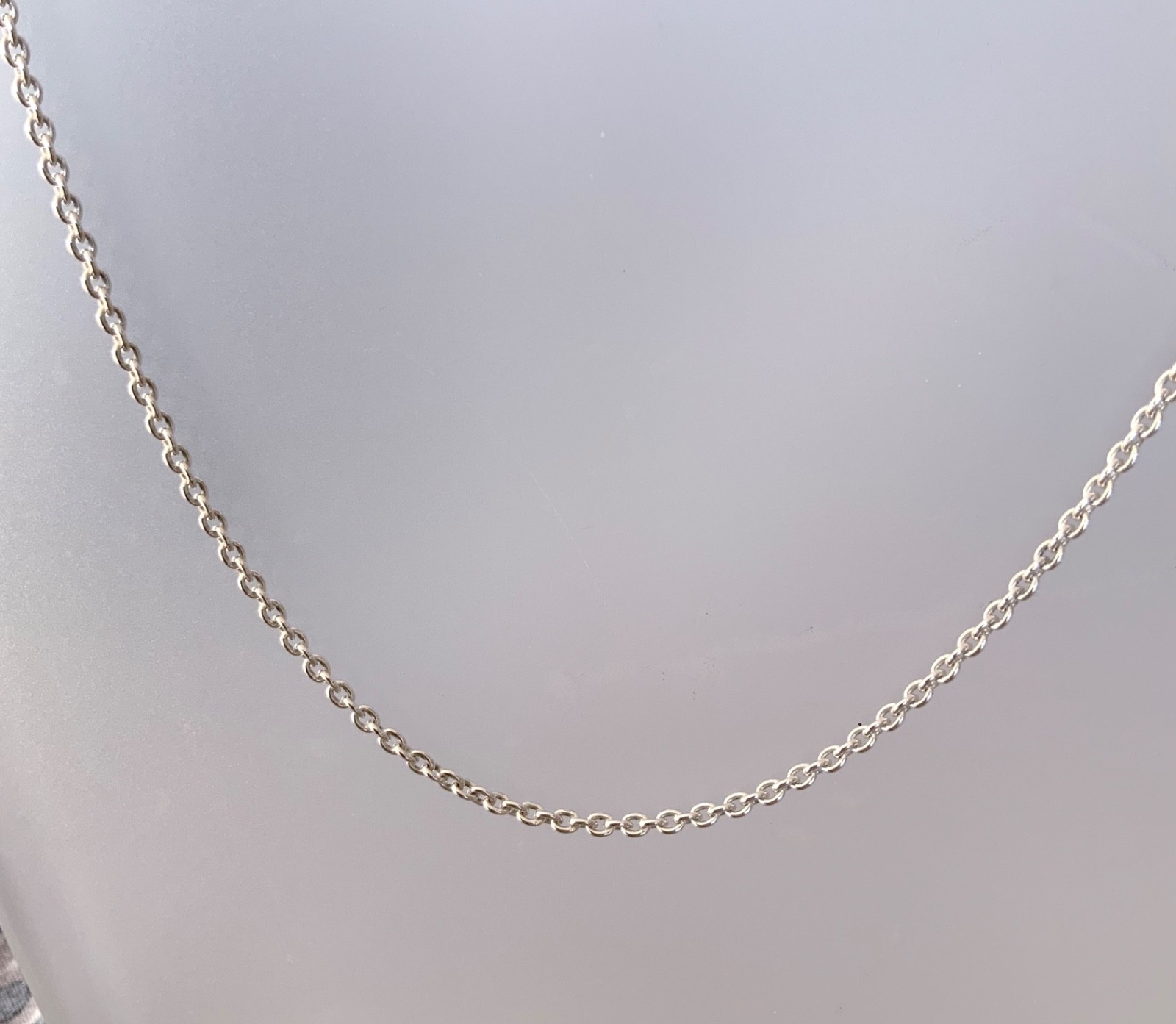 Pandora ALE 60cm sterling silver cable link chain necklace with logo tag