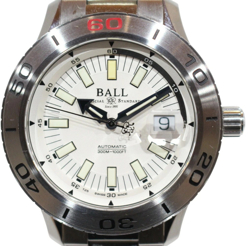 BALL DM3090A White Case Size 43mm Wrist Size 20cm Men’s Used Watch #62023