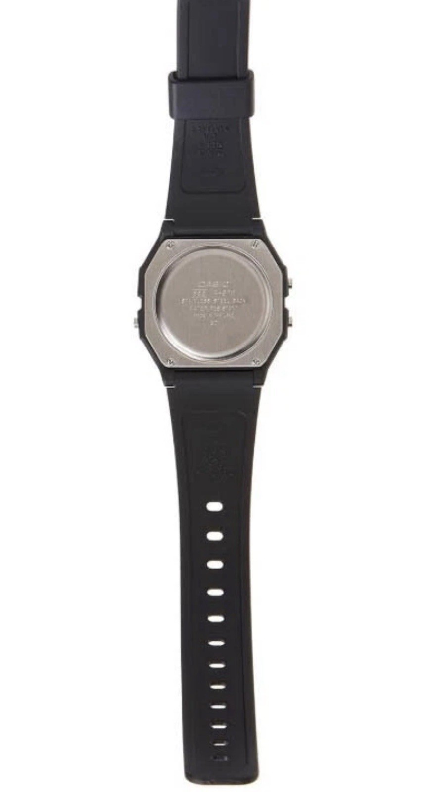 Casio F-91W Retro Digital Watch Black Resin Strap Alarm LED Light New In Box