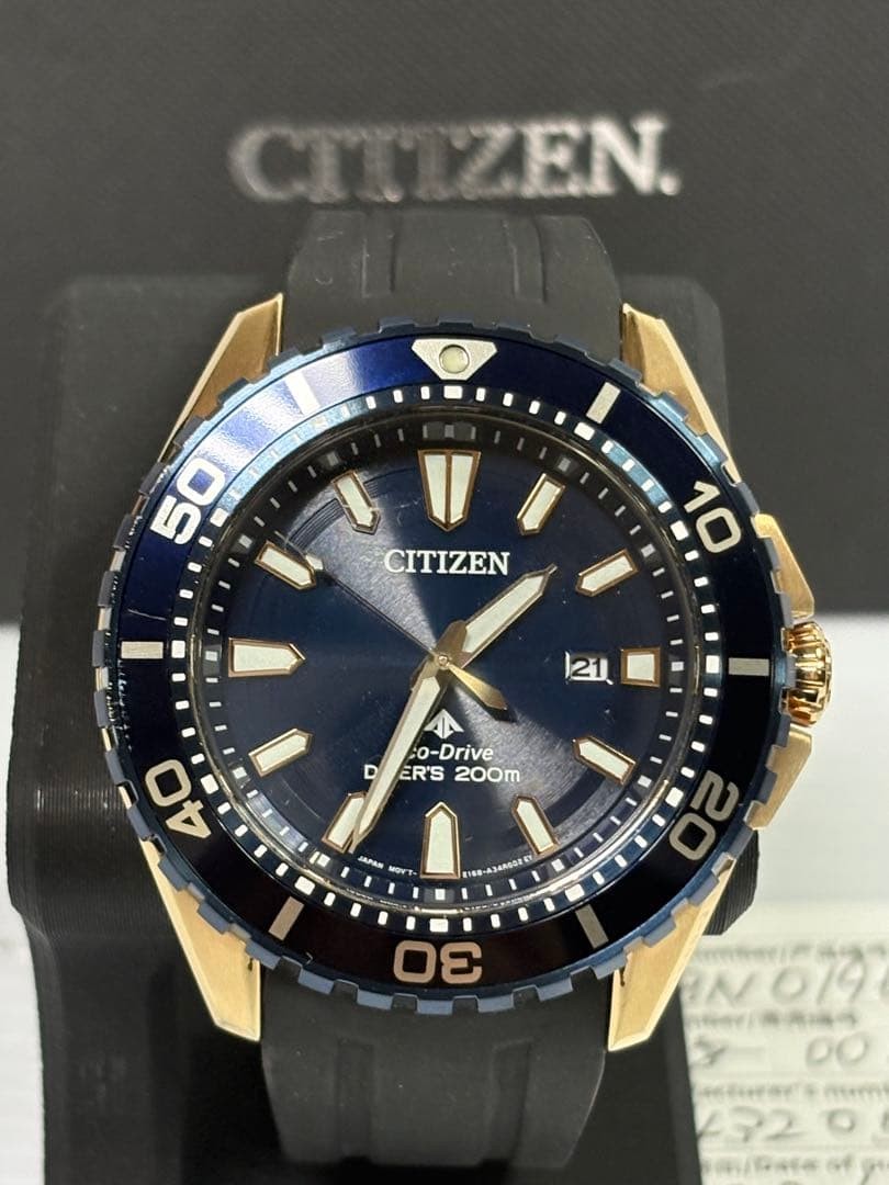 Citizen Promaster Diver Eco-Drive E168-003FR08 BN0196-01L Watch 200m