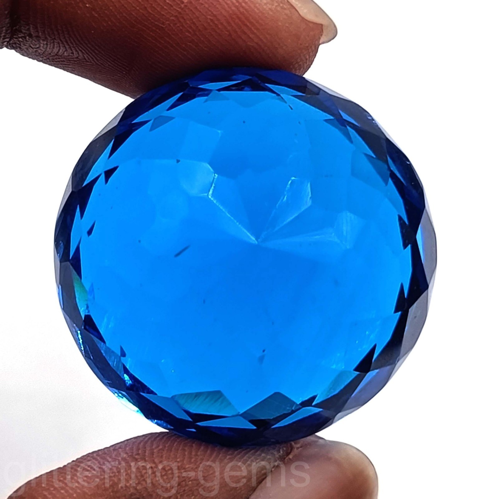 367.30 Carat Natural Royal Blue Sapphire Round Shape IGL Certified Gemstone 5DNZ