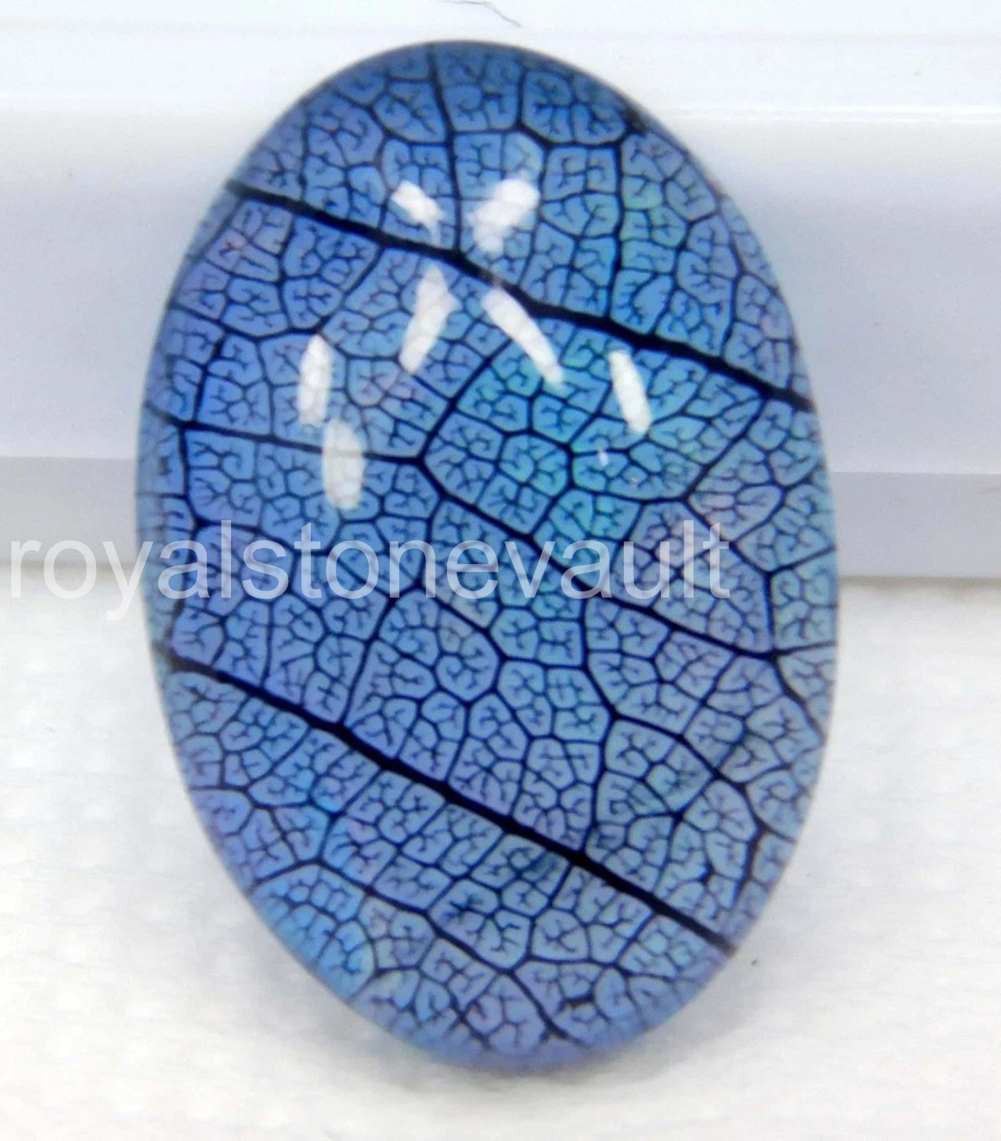 Natural Aurora Blue Fire Opal Doublet 8.95 Ct Certified Rainbow Color GemS D25