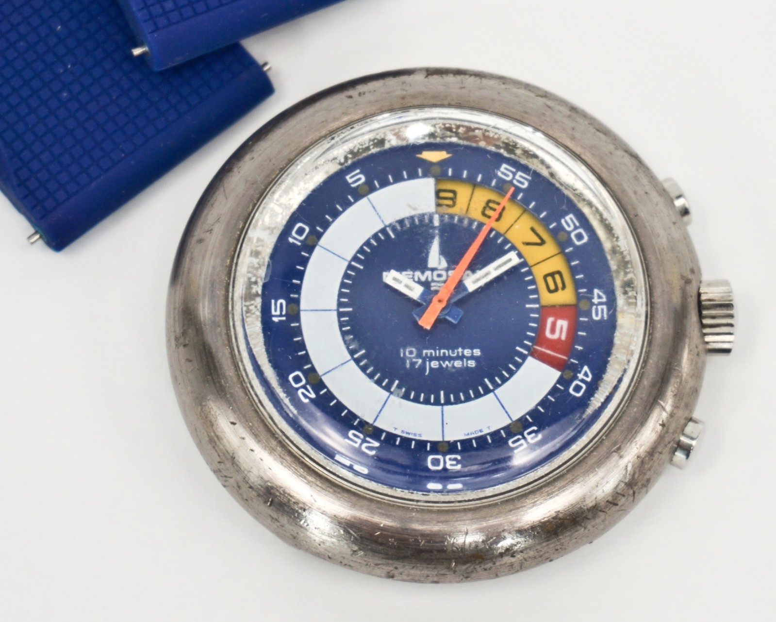 MEMOSAIL Regatta Chrono Watch 10- Minute Yacht 7737 Valjoux 17J *NEEDS SERVICE*
