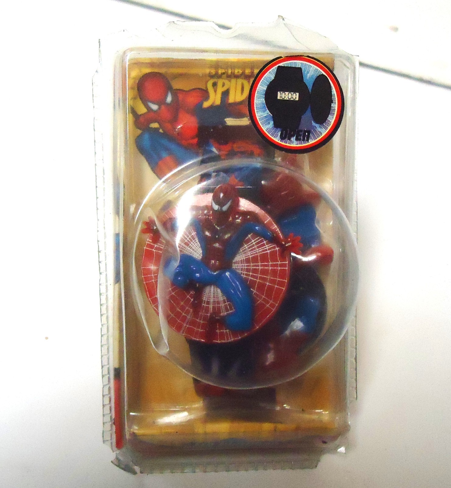 2012 Marvel spidersense Spiderman LCD watch interchangeable tops