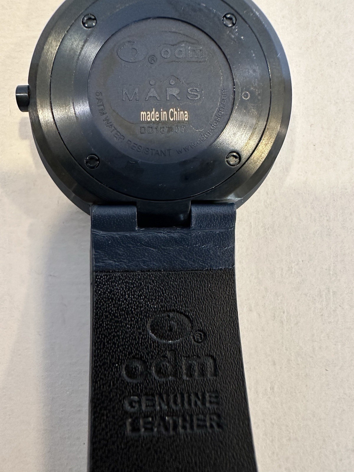 RARE ODM MARS MAGNETIC Midnight Blue Watch Great W/ORIGINAL BOX O.D.M.
