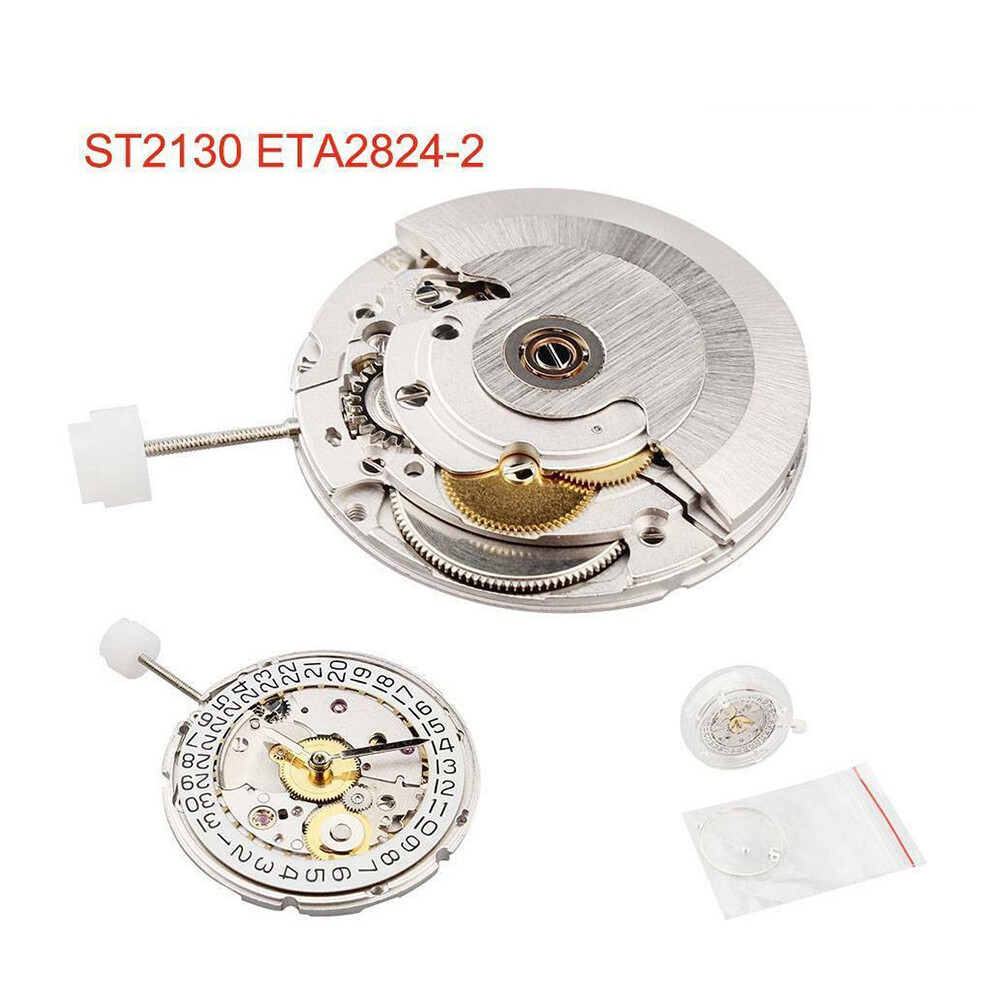 For ETA 2824-2 SELLITA SW200 White 3H Mechanical Watch Clock Automatic Movement