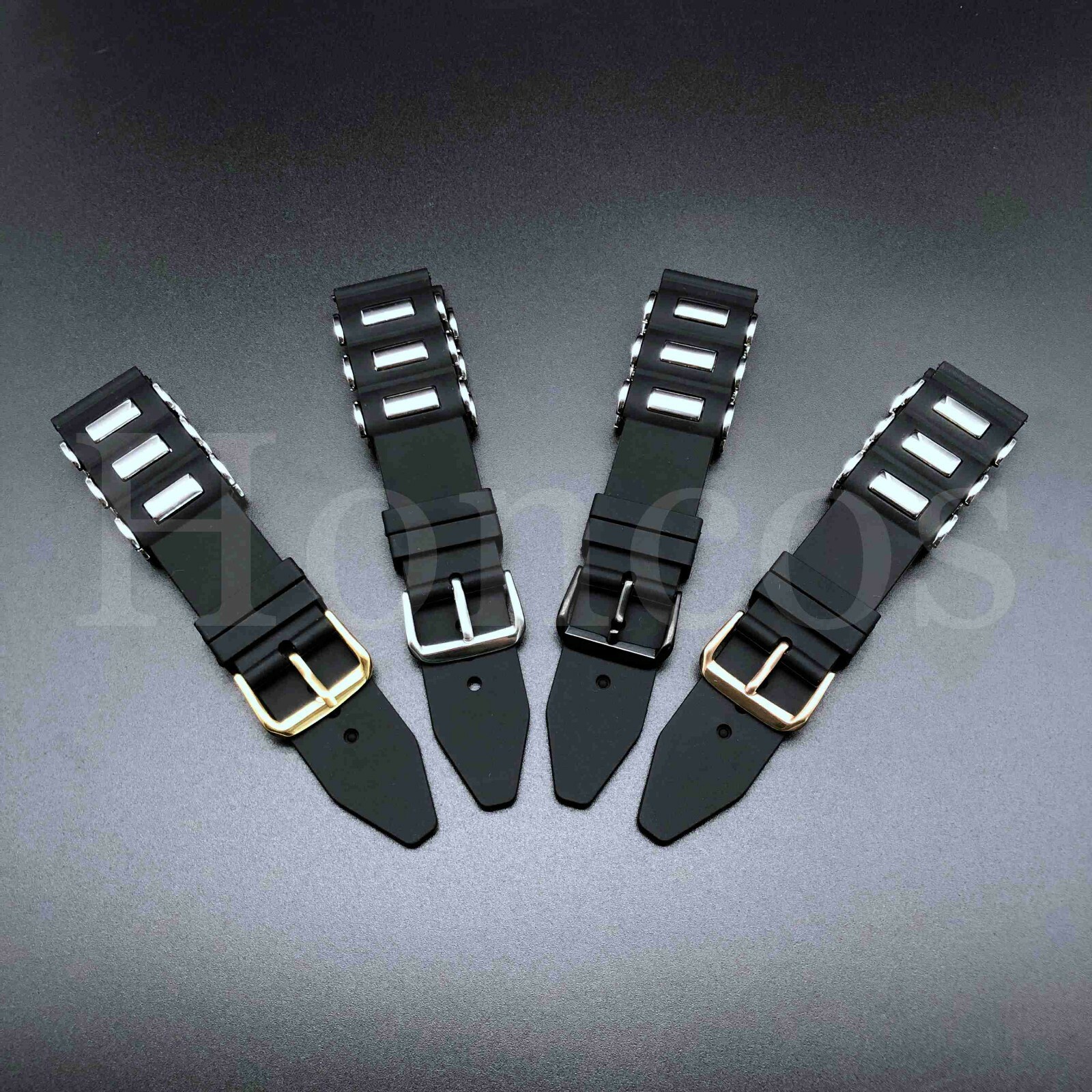 20-26MM Silicone Rubber Band Strap Fits For Invicta 1800 1201 1805 1845 1959