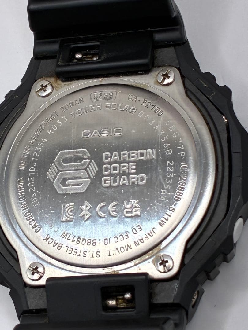 [Used] CASIO G-SHOCK GA-B2100 All Black Tough Solar Bluetooth – From JAPAN