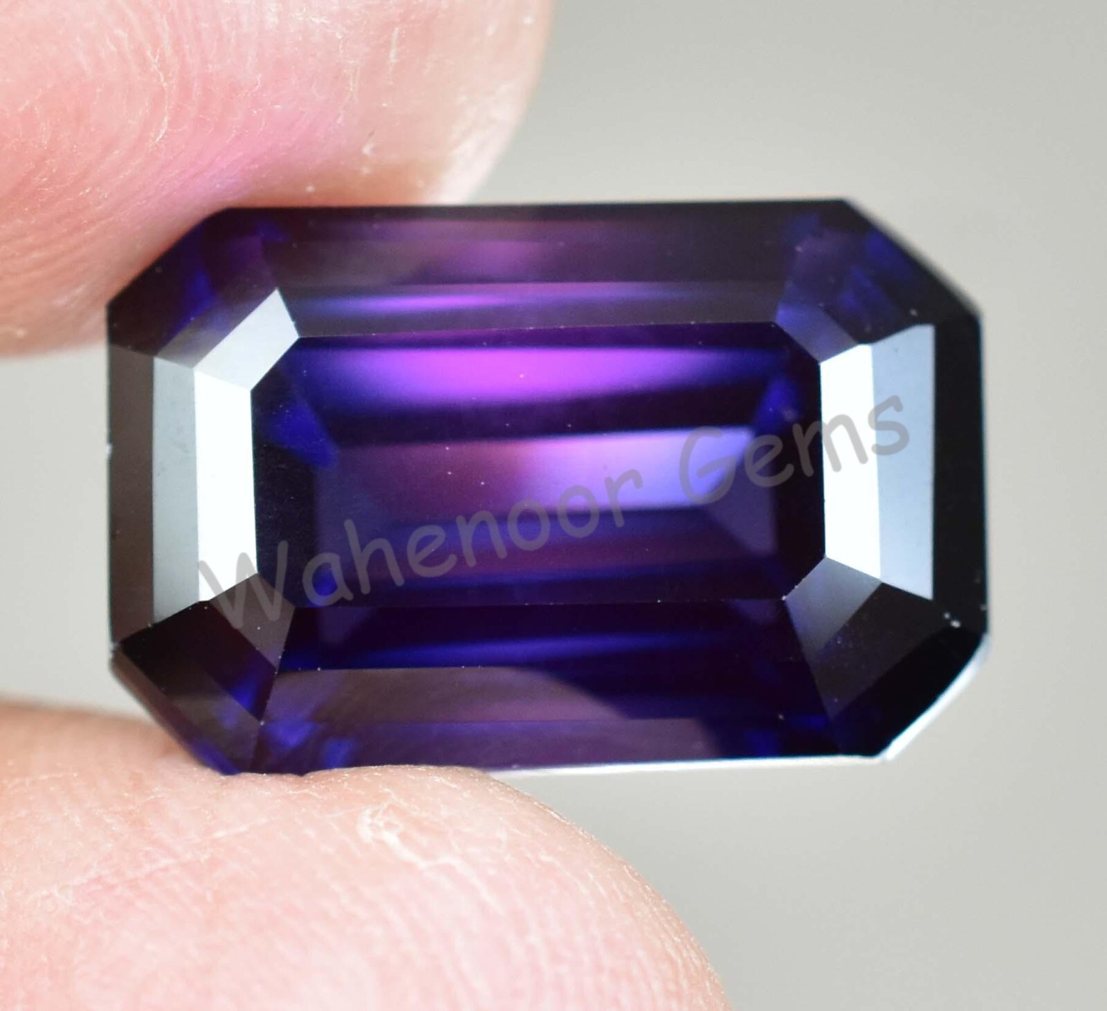 Natural 22.50 Ct Boysenberry Sapphire AGL Certified Fabulous Loose Gemstone