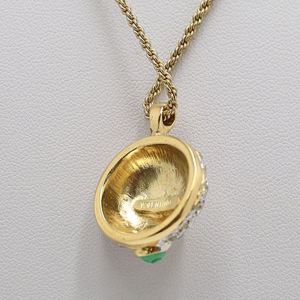 Lanvin Good Condition Gold Pearl Women’s Necklace with Box OGH 2000000 NSK