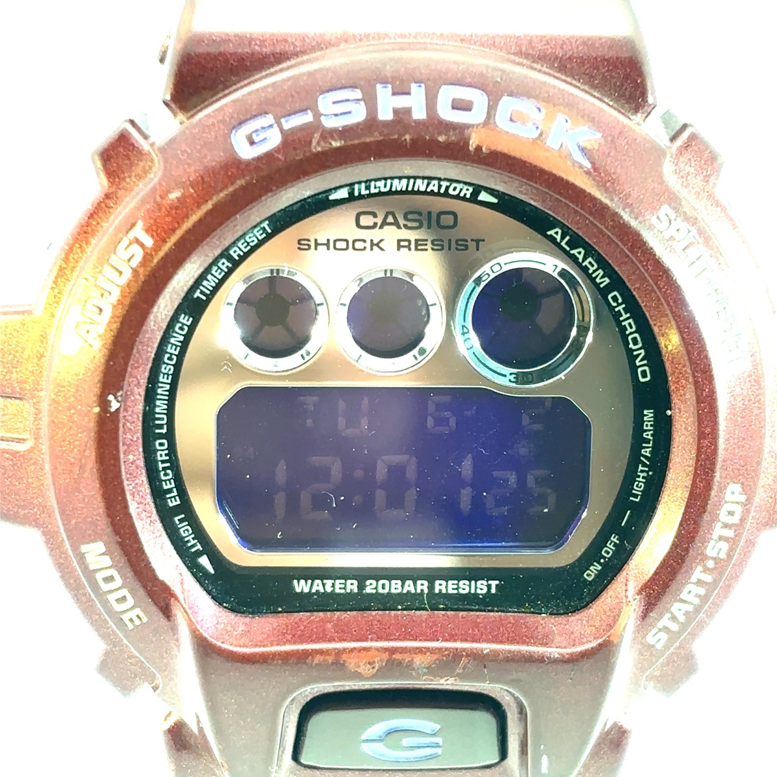 Casio G-Shock DW-6900SB-4 Wine Red Burgundy Digital Watch 200M Shock Resistant