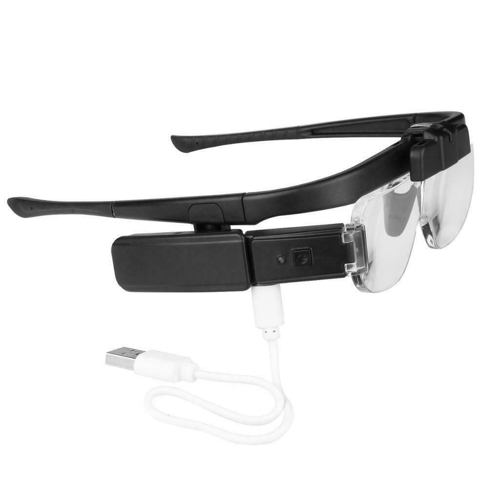 1.5/2.0/2.5/3.5/4.0/4.5X Illuminated Magnifying Glass Adjustable LED Magnifier