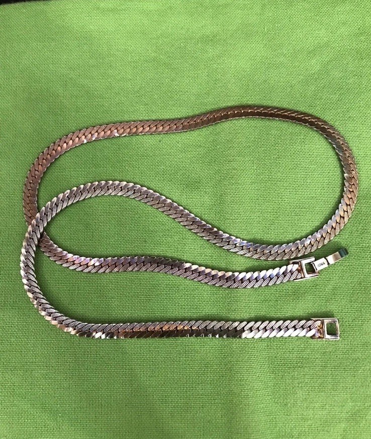 Solid Gold Filled Chain Necklace 35.2 Grams.