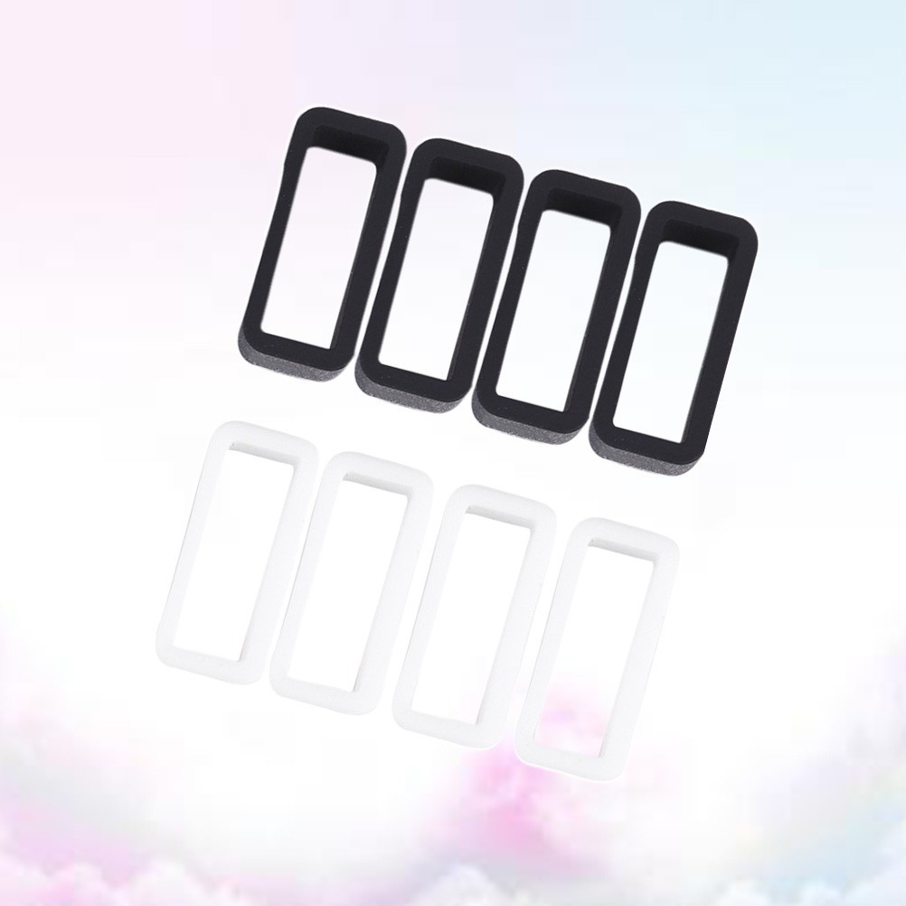 8Pcs Watch Buckle Set Made of Premium Silicone Easy to Install Clasp for Watch