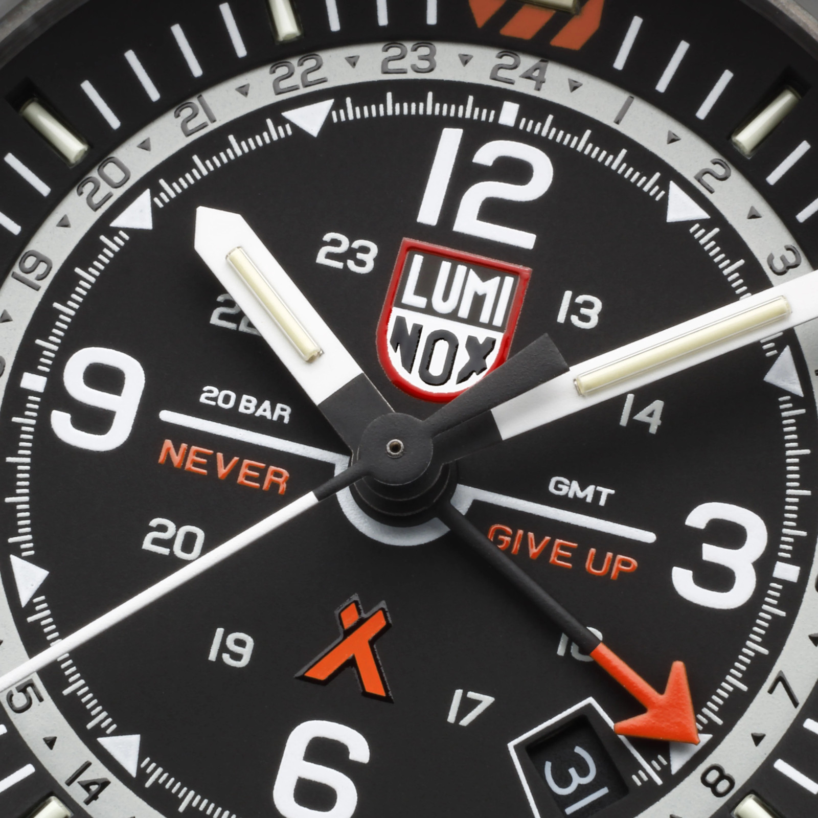Luminox Men’s 45mm Bear Grylls Survival Air Multi Time Zone GMT Watch XB.3761