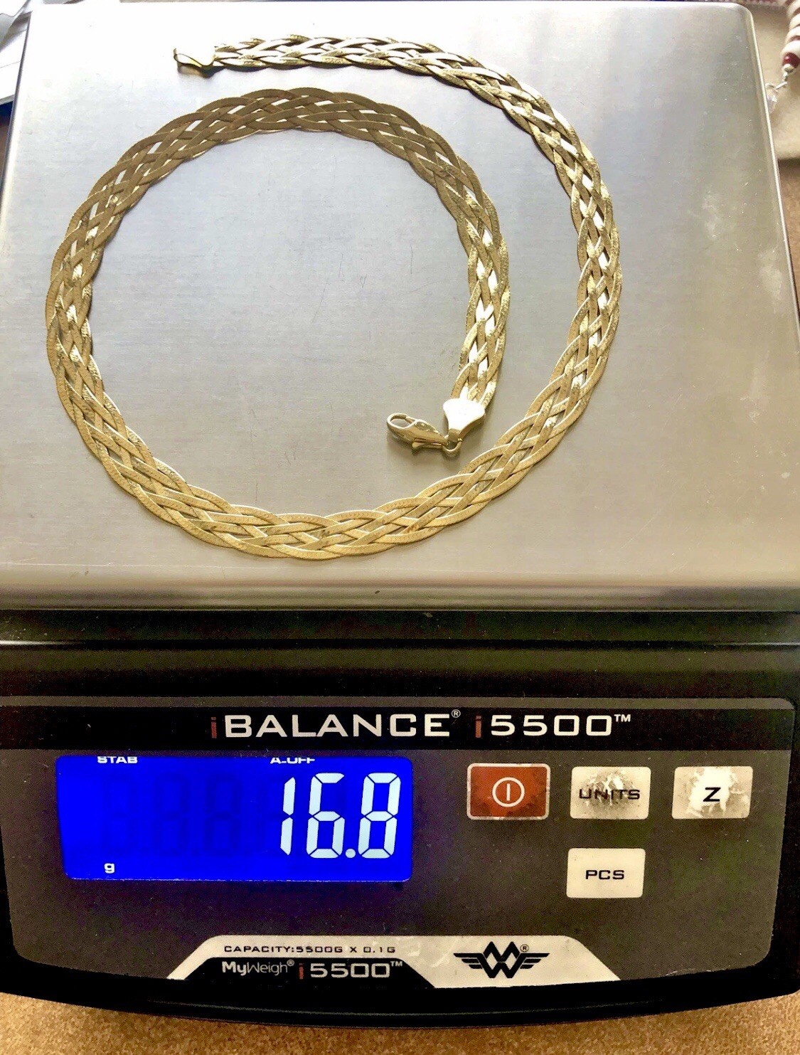 Investment Grade: Authentic Italy Solid Gold 18K 18″ Heavy Wheat Chain Spiga
