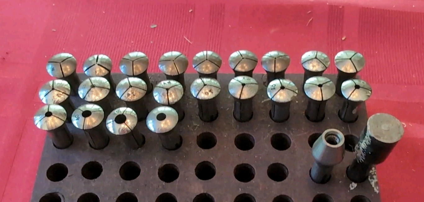 Derbyshire Watchmaker Lathe Collets Various Sizes